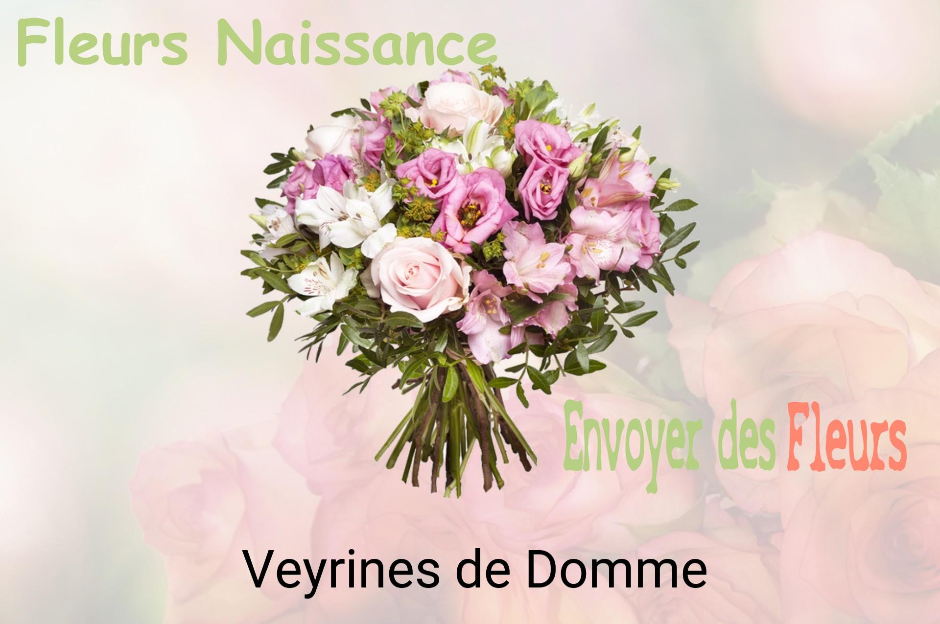 Bouquet de fleurs de naissance livré à Veyrines-de-Domme